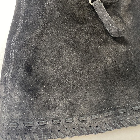 Trask Audra unlined suede boot black western - Picture 9 of 11